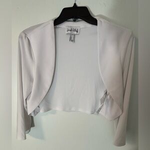 Joseph Ribkoff Elegant White Crop Top